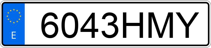 Numer rejestracyjny 6043HMY posiada RENAULT CLIO Numer rejestracyjny 6043HMY posiada RENAULT CLIO