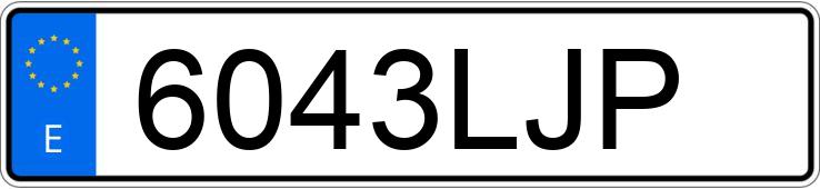 Numer rejestracyjny 6043LJP posiada PEUGEOT 5008