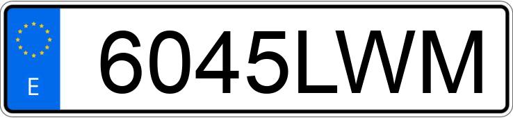 Numer rejestracyjny 6045LWM posiada PEUGEOT 208 Numer rejestracyjny 6045LWM posiada PEUGEOT 208