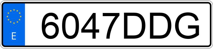 Numer rejestracyjny 6047DDG posiada SSANGYONG/KGM REXTON