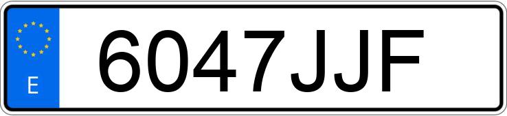 Numer rejestracyjny 6047JJF posiada CITROEN C3