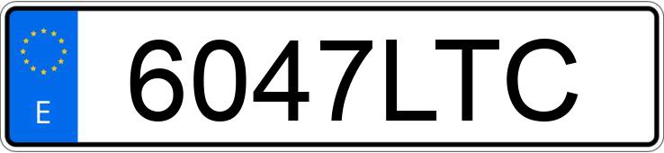 Numer rejestracyjny 6047LTC posiada RENAULT CLIO