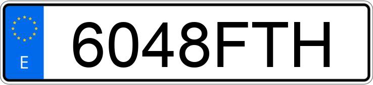 Numer rejestracyjny 6048FTH posiada MERCEDES B (245)