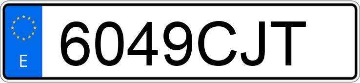 Numer rejestracyjny 6049CJT posiada SEAT IBIZA Numer rejestracyjny 6049CJT posiada SEAT IBIZA