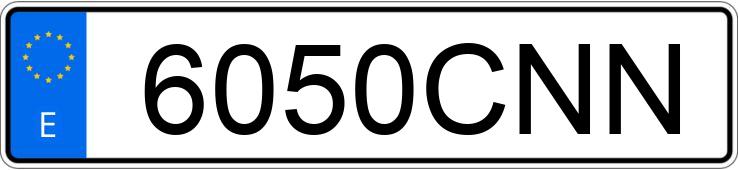 Numer rejestracyjny 6050CNN posiada BMW SERIE 3