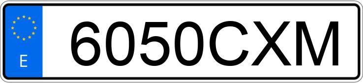 Numer rejestracyjny 6050CXM posiada RENAULT CLIO