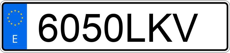 Numer rejestracyjny 6050LKV posiada CITROEN BERLINGO