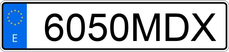 Numer rejestracyjny 6050MDX posiada SEAT ARONA Numer rejestracyjny 6050MDX posiada SEAT ARONA