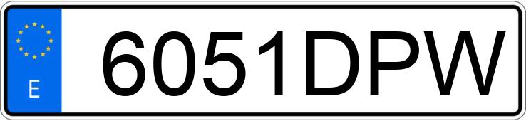 Numer rejestracyjny 6051DPW posiada SEAT IBIZA Numer rejestracyjny 6051DPW posiada SEAT IBIZA