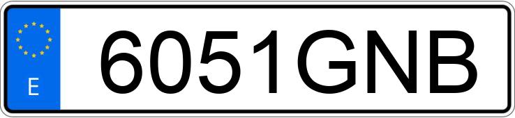 Numer rejestracyjny 6051GNB posiada RENAULT GRAND SCENIC