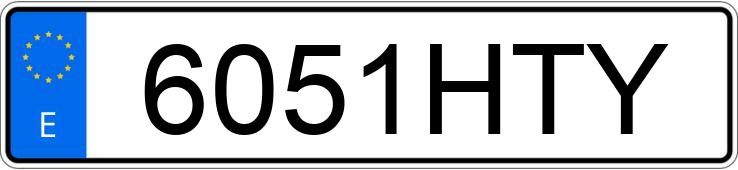 Numer rejestracyjny 6051HTY posiada IVECO STRALIS