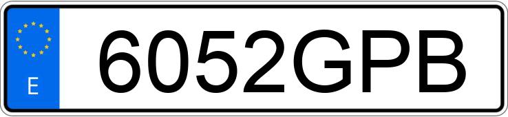 Numer rejestracyjny 6052GPB posiada MERCEDES E (211)