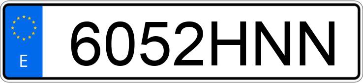 Numer rejestracyjny 6052HNN posiada DACIA SANDERO