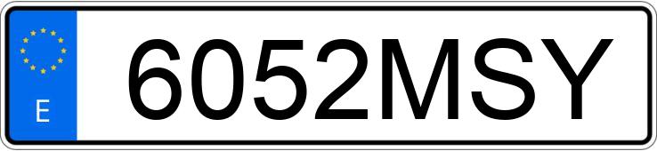 Numer rejestracyjny 6052MSY posiada AUDI Q7 3.0 TDI 272 TIPTRONIC