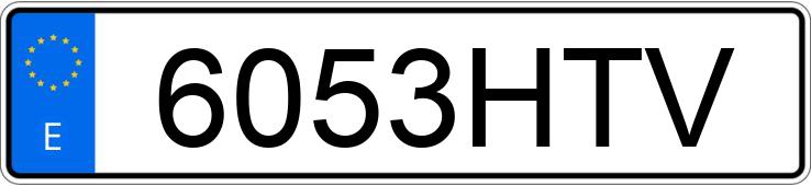 Numer rejestracyjny 6053HTV posiada OPEL ASTRA