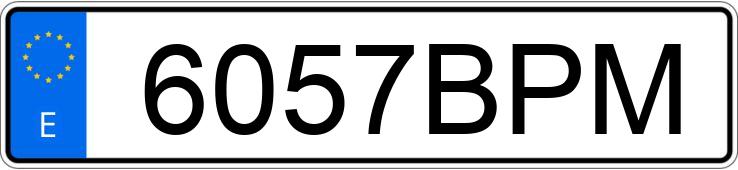 Numer rejestracyjny 6057BPM posiada YAMAHA SR 250 Numer rejestracyjny 6057BPM posiada YAMAHA SR 250