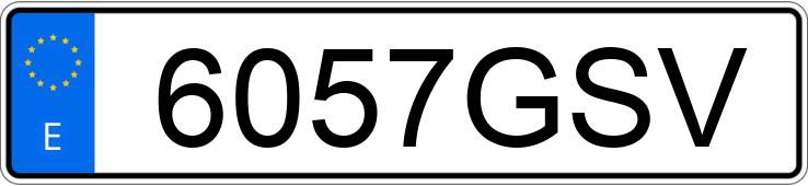 Numer rejestracyjny 6057GSV posiada AUDI Q7