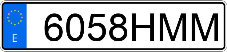 Numer rejestracyjny 6058HMM posiada PEUGEOT 508