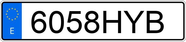 Numer rejestracyjny 6058HYB posiada RENAULT CLIO Numer rejestracyjny 6058HYB posiada RENAULT CLIO