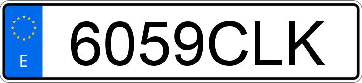 Numer rejestracyjny 6059CLK posiada RENAULT CLIO Numer rejestracyjny 6059CLK posiada RENAULT CLIO