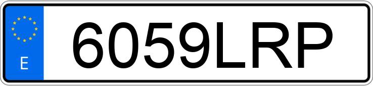 Numer rejestracyjny 6059LRP posiada KIA CEED