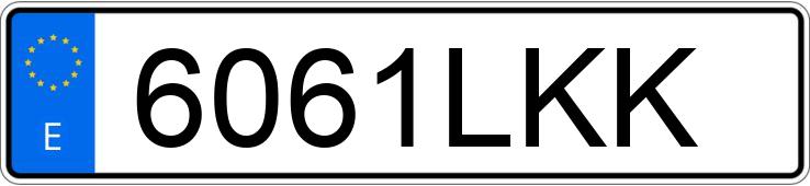Numer rejestracyjny 6061LKK posiada DS DS7 CROSSBACK