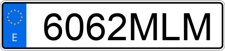 Numer rejestracyjny 6062MLM posiada RENAULT CLIO