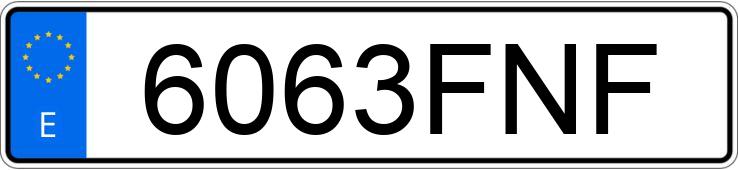 Numer rejestracyjny 6063FNF posiada SEAT LEON