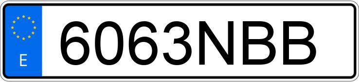 Numer rejestracyjny 6063NBB posiada SUZUKI VITARA