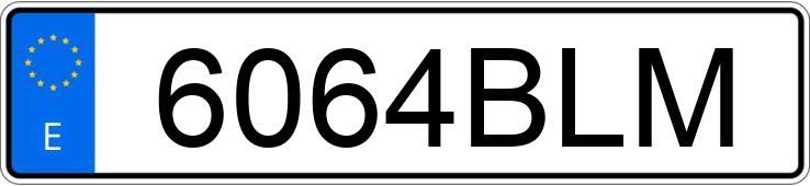 Numer rejestracyjny 6064BLM posiada SMART CABRIO