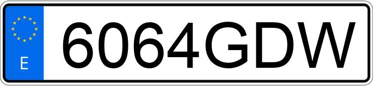 Numer rejestracyjny 6064GDW posiada FIAT PUNTO Numer rejestracyjny 6064GDW posiada FIAT PUNTO