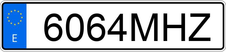 Numer rejestracyjny 6064MHZ posiada DS DS9