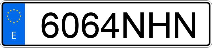 Numer rejestracyjny 6064NHN posiada BMW X5