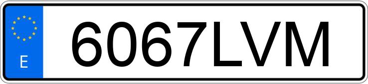 Numer rejestracyjny 6067LVM posiada SEAT ARONA