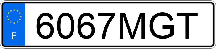 Numer rejestracyjny 6067MGT posiada TOYOTA COROLLA Numer rejestracyjny 6067MGT posiada TOYOTA COROLLA