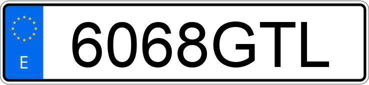 Numer rejestracyjny 6068GTL posiada CITROEN C4 PICASSO 5PZ