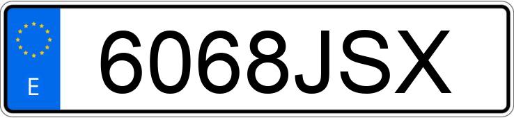 Numer rejestracyjny 6068JSX posiada VOLKSWAGEN POLO Numer rejestracyjny 6068JSX posiada VOLKSWAGEN POLO