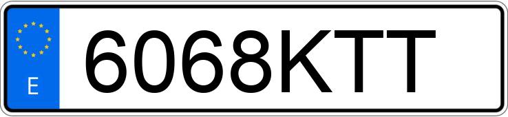 Numer rejestracyjny 6068KTT posiada OPEL GRANDLAND X