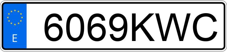 Numer rejestracyjny 6069KWC posiada RENAULT KADJAR