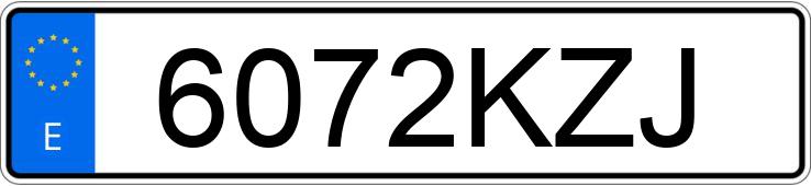 Numer rejestracyjny 6072KZJ posiada MERCEDES A (177)