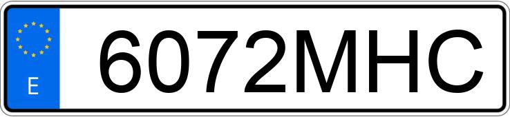 Numer rejestracyjny 6072MHC posiada TOYOTA YARIS