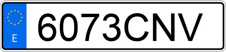 Numer rejestracyjny 6073CNV posiada VOLKSWAGEN PASSAT