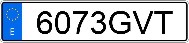 Numer rejestracyjny 6073GVT posiada DODGE CALIBER