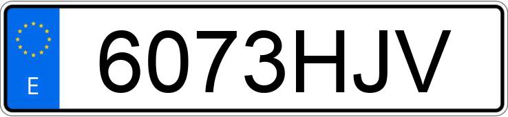 Numer rejestracyjny 6073HJV posiada SEAT LEON