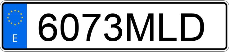 Numer rejestracyjny 6073MLD posiada MERCEDES C (204)