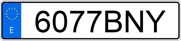 Numer rejestracyjny 6077BNY posiada FIAT-IVECO 35.12