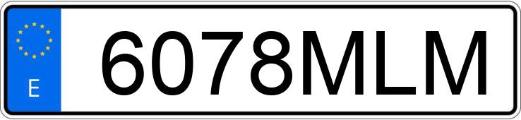 Numer rejestracyjny 6078MLM posiada TESLA MODEL 3 Numer rejestracyjny 6078MLM posiada TESLA MODEL 3