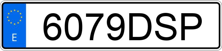 Numer rejestracyjny 6079DSP posiada BMW SERIE 3