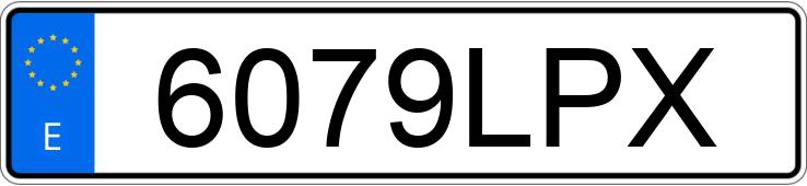 Numer rejestracyjny 6079LPX posiada FORD TRANSIT