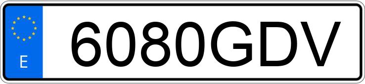Numer rejestracyjny 6080GDV posiada CITROEN JUMPER